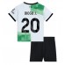 Liverpool Diogo Jota #20 Replika Babykläder Borta matchkläder barn 2023-24 Korta ärmar (+ Korta byxor)